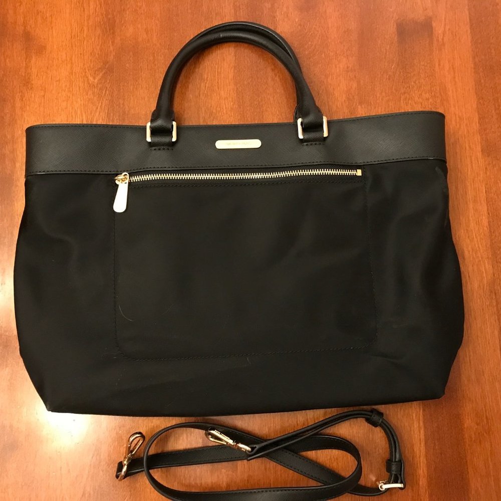 Michael Kors large black Colgate tote
